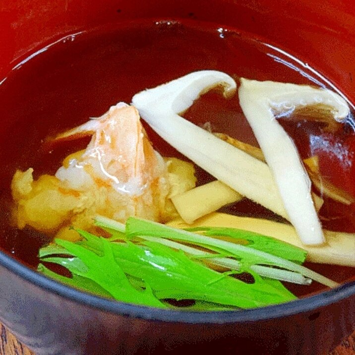 エビ酒蒸し入り 松茸のお吸い物 レシピ 作り方 By Startrek 楽天レシピ エビ酒蒸し入り 松茸のお吸い物 レシピ 作り方 By Startrek 楽天レシピ